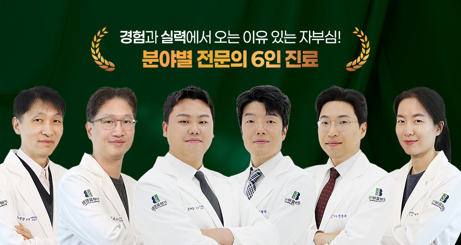 분야별 전문의 6인 이미지