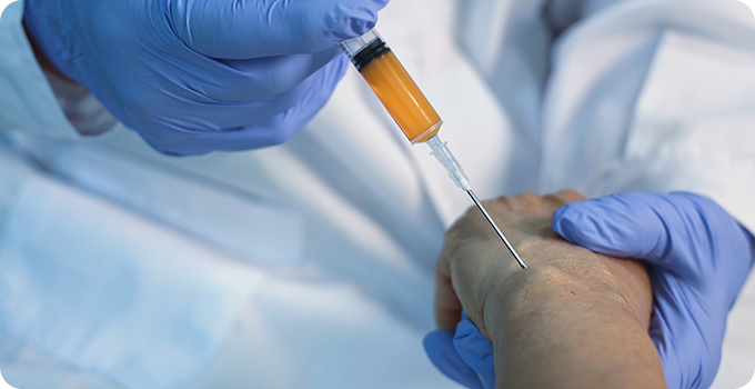 재생주사치료 사진